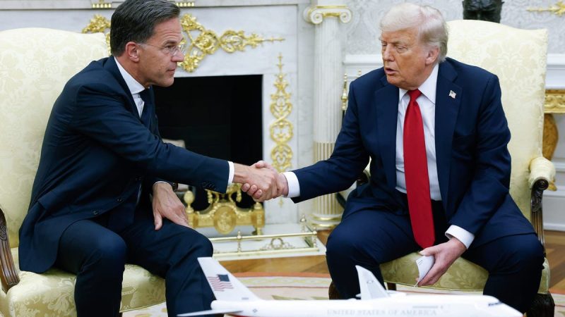 President Donald Trump met with NATO Secretary-General Mark Rutte Wednesday — days after Ukrainian President Volodymyr Zelenskyy visited the White House andafter calling off a meeting with Russian President Vladimir Putin.
‘We canceled the meeting with President Putin,’ Trump told reporters in the Oval Office with Rutte Wednesday. ‘It just it didn’t feel right to me. It didn’t feel like we were going to get to the place we have to get. So I canceled it. But we’ll do it in the future.’ 
Trump also shed insight into why he isn’t interested in arming Ukraine with Tomahawk missiles, after indicating earlier in October he might do so. 
‘There is a tremendous learning curve with the Tomahawk. It’s a very powerful weapon, very accurate weapon,’ Trump said. ‘And maybe that’s what makes it so complex. But it will take a year. It takes a year of intense training to learn how to use it, and we know how to use it. And we’re not going to be teaching other people. It will be just too far out into the future.’ 
Rutte said he visited the White House to discuss ways to end the war, although he said ‘no peace plan is on the table.’ 
‘That’s why I’m here — to dialog again with the president … how NATO, my colleagues and other colleagues in NATO can be of maximum support to get that,’ Rutte said. 
NATO announced Tuesday that Rutte would visit Washington Wednesday, as Trump has said he wants to direct his focus on ending the conflict between Russia and Ukraine following the ceasefire deal in the Middle East. 
Ahead of his arrival at the White House, Rutte said that Wednesday’s White House visit aimed to build on the momentum after securing the peace agreement in the Middle East. 
‘I was texting with the president after an enormous success in Gaza, and we said, ‘Hey, let’s have a meeting in Washington to discuss how we now can deliver his vision of peace in Ukraine,’’ Rutte told reporters on Capitol Hill Wednesday after meeting with lawmakers, according to The New York Times.
‘I have total confidence in President Trump. He’s the only one who can get this done,’ Rutte said. 
Rutte has visited the White House on several occasions during Trump’s second term, including in July and also in August after Trump’s Alaska summit with Putin. NATO has backed Ukraine since Russia first invaded, and has provided Kyiv with military equipment and other assistance since 2022. 
In August, Rutte and other European leaders joined Zelenskyy in an effort to advance peace talks to end the war in Ukraine. At the time, Trump said that European nations would shoulder the bulk of the burden by providing Ukraine with security guarantees in an attempt to deter future aggression from Russia. 
As part of these security guarantees, Ukraine has sought to become a member of NATO during the peace negotiations. However, Trump has routinely ruled that out as a possibility. 
Meanwhile, Russia’s list of demands has historically included prohibiting Ukraine from ever joining NATO, and concessions on some land that previously belonged to Kyiv. 
Additionally, Rutte’s meeting comes after Trump appeared to throw cold water on any hopes that the U.S. would arm Ukraine with Tomahawk missiles, like Trump had said he was considering doing days ahead of Zelenskyy’s visit. 
‘I would much rather have them not need Tomahawks,’ Trump told reporters Friday. ‘I would much rather have the war be over to be honest, because we’re in it to get the war over.’ 
Additionally, Trump changed his tune on whether Ukraine would need to cede territory it had lost to Russia as part of a peace deal. Although Trump altered his position in September and said that Ukraine could secure back its lost territory, Trump reverted to his previously held position on the matter. 
‘They can negotiate something later on down the line,’ Trump told reporters Sunday. ‘But I said cut and stop at the battle line. Go home. Stop fighting, stop killing people.’
The change in tone came after Trump spoke with Putin Thursday and the two were originally slated to meet this month in Budapest. However, plans for the meeting were scrapped after Secretary of State Marco Rubio’s call with Russian Foreign Minister Sergey Lavrov. 
‘Secretary Rubio and Foreign Minister Lavrov had a productive call,’ a senior official said in a statement Tuesday to Fox News. ‘Therefore an additional in-person meeting between the Secretary and Foreign Minister is not necessary and there are no plans for President Trump to meet with President Putin in the near future.’ 
Meanwhile, Trump has recently cast doubt on whether Ukraine can defeat Russia. 
‘They could still win it. I don’t think they will, but they could still win it,’ Trump told reporters Monday. 
<i>Fox News’ Gillian Turner and The Associated Press contributed to this report. </i>
This post appeared first on FOX NEWS Trump meets NATO’s Rutte amid canceled Putin meeting: ‘It didn’t feel right to me’